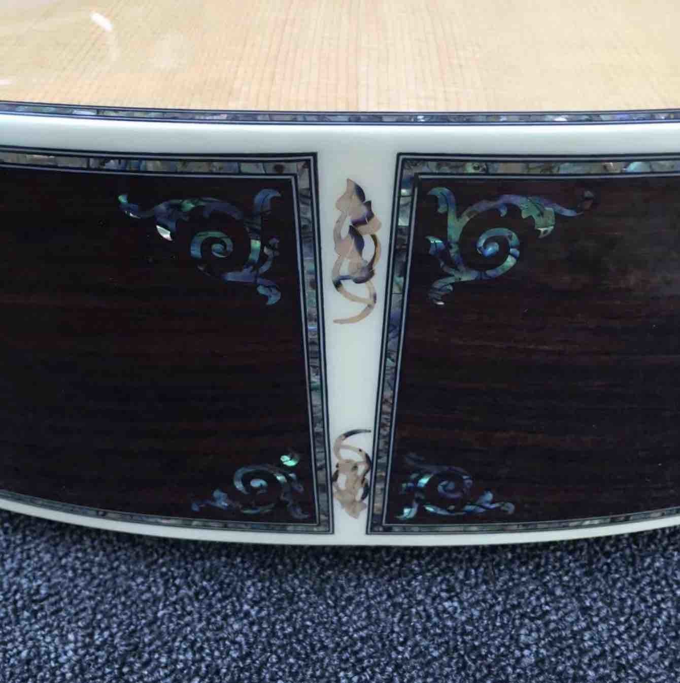Aaaa All Real Abalone Super Deluxe Wood D45L Acoustic Guitar Customized Logo Is Available