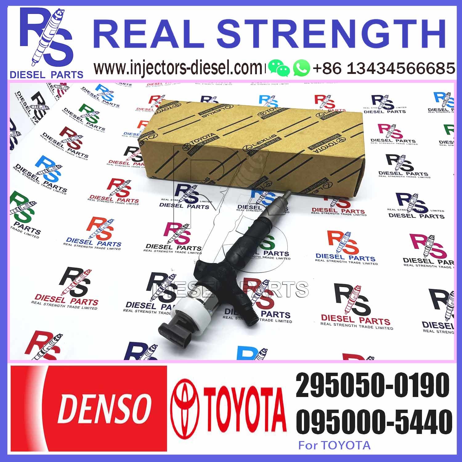 Diesel Common Rail Injector 23670-0L110 23670-0L100 23670-30420 295050-0530 295050-0190 For Toyota Hilux 3.0L D4D 1KD 2K