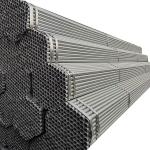 Round Tube Pipe 2inch 2mm 2inch 3mm Seamless Steel Galvanized Pipes for Gas