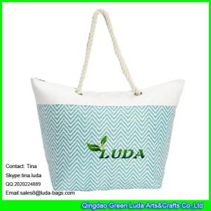 Quality LUDA discount handbags women shoulder beach handbags paper fabric straw handbag wholesale