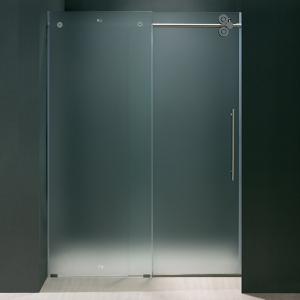 Quality 8 mm High Strength Shower Door Glass Toughened With High Polished Edge wholesale