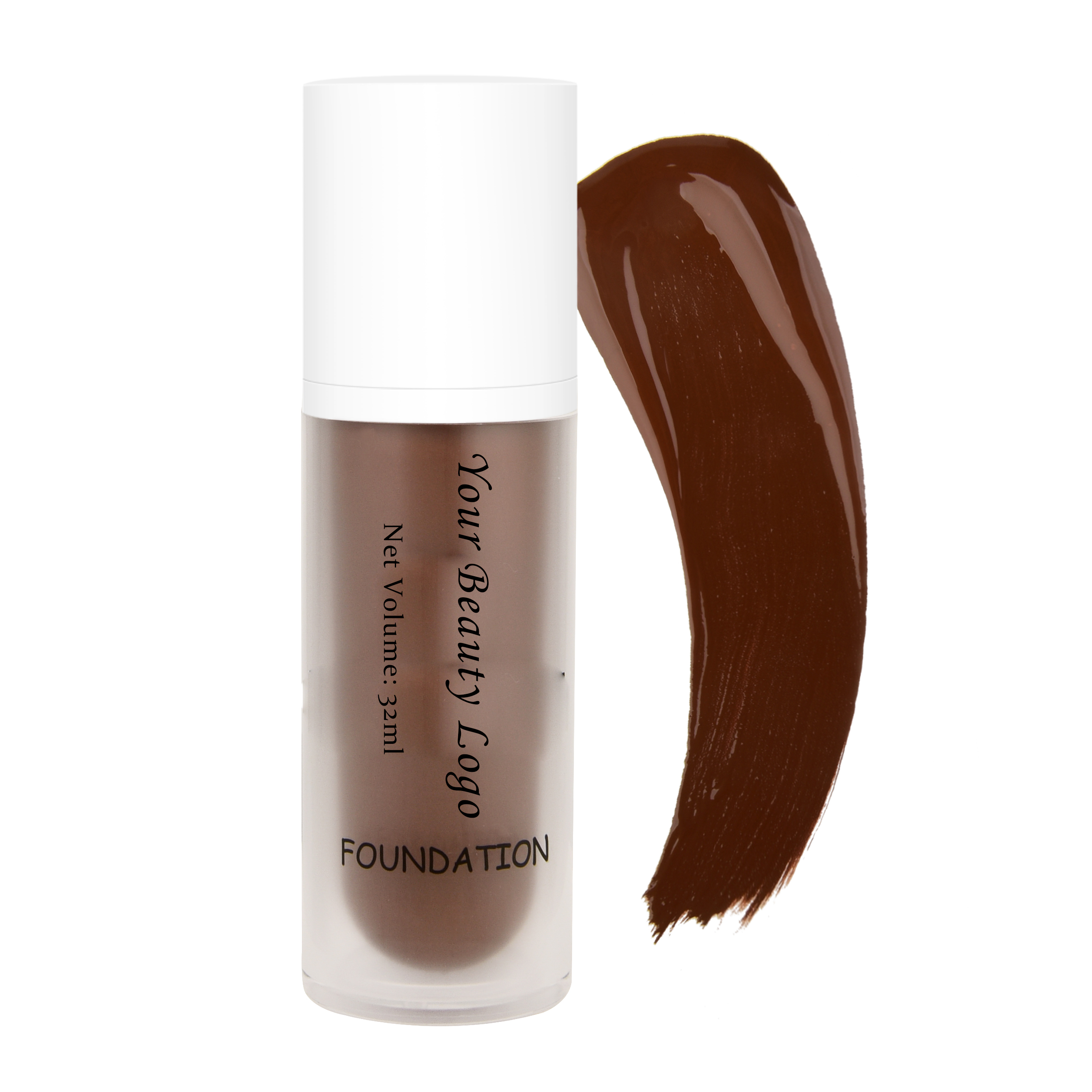 LOW MOQ High Quality Sample 40 Colors No logo Natural Skin Flawless Liquid Foundation Full Coverage Waterproof Makeup