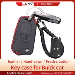 Quality Hand Sewed Leather Car Key Case , Shock Proof Leather Smart Key Case wholesale