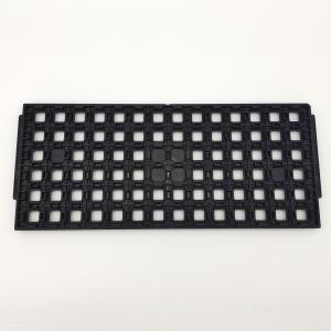 Quality JEDEC Standard Tray Ultrasonic Cleaning Black High Temperature IC Trays wholesale