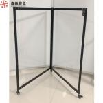 Aluminum Frame Acrylic Partition Screen Mobile Restaurant Clear Polycarbonate