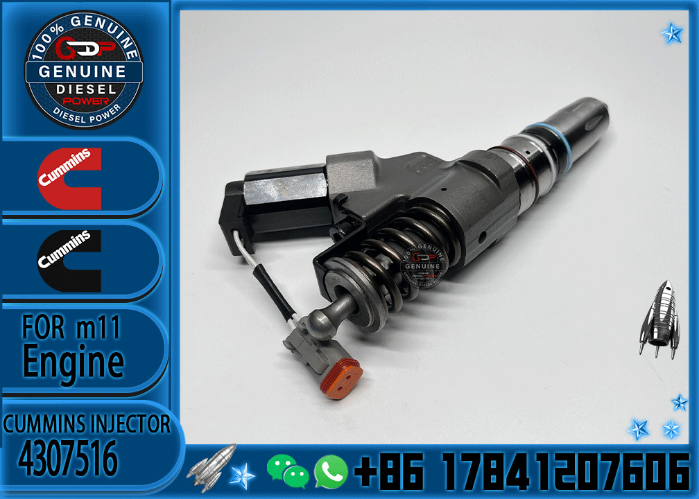 Factory OEM quality Brand New Diesel Common Rail Fuel Injector Assembly 4307516 3087560 4384360 for C ummins N14 engine