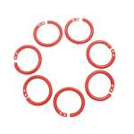 Color Plastic Loose-Leaf Double Clasp 15 20 27 28 32 35 40mm