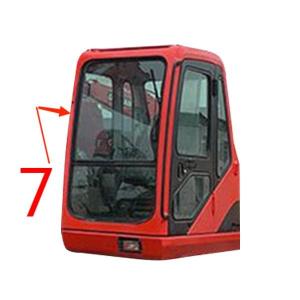 Quality FCC DOOSAN Digger Glass Replacement Right Side Windshield Window Glass wholesale