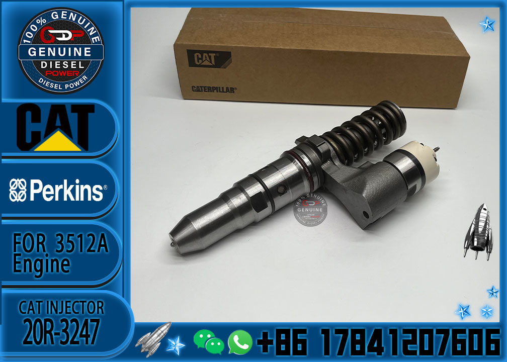 Common rail injector fuel injecto 20R3483 20R-3247 10R-2827 for 3512B Excavator 3512C 3516B 3516C