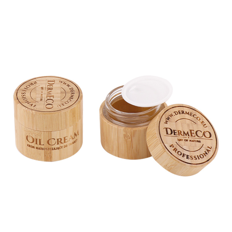 5g 10g 15g 20g 30g 50g 100g Wooden Bamboo Jar Packaging For Cream Cosmetic