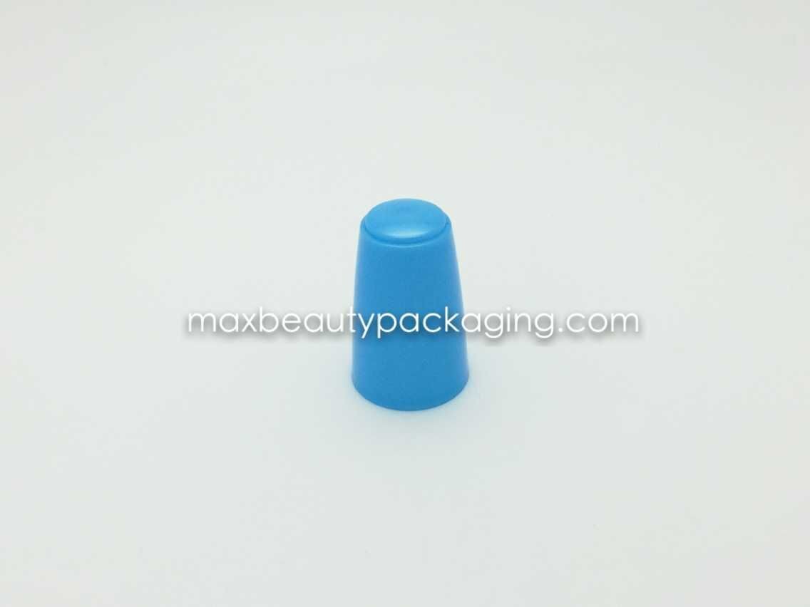 N2065 pp injection color nail polish cap nail polish packaging double cap uv coating color available flat brush