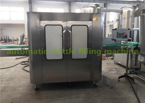 Glass Bottle 3-In-1 Liquid Juice Hot Filling Machine With Stainless Steel 304 5
