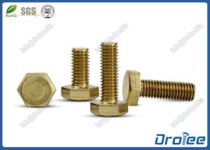 Quality DIN 933 Brass Metric Hex Bolts wholesale