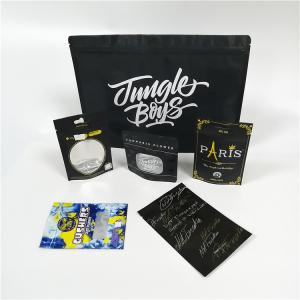 Quality Clear Window Aluminum Foil Pouch Packaging Cbd Weed Mylar Plastic Doypack Pack With Zipper wholesale