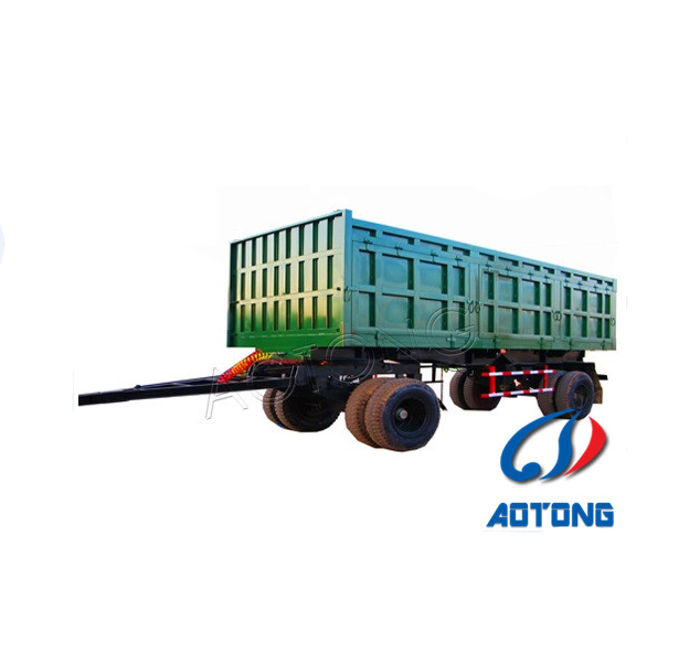2/3 Axle Dump Draw Bar Trailer Full Trailer with 6000*2500* 1500 1500 mm Size