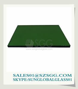 Quality natural green reflective glass price wholesale