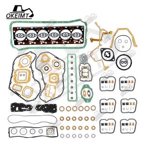 Quality Black Engine Gasket Kits For Komatsu 6D102 S6D102 S6D102E Excavator Forklift Dozer wholesale