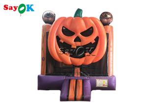 Quality Adult Jumping Castle Pumpkin Halloween Inflatable Bounce wholesale