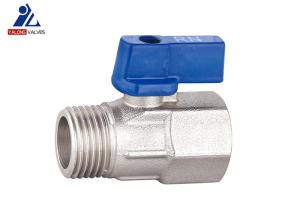 Quality 1.6MPa Male X Female Ball Valve Mini ISO 228 Alumium Handle wholesale