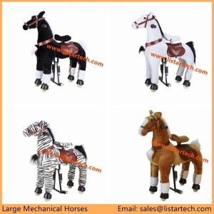 Quality Rocking Horses For Adults Funny Kids Play Toys Mechanical Riding Horse in Amusement Park wholesale