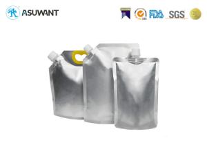 Quality Aluminum Foil Liquid Container Stand Up Reusable Spout Pouch wholesale