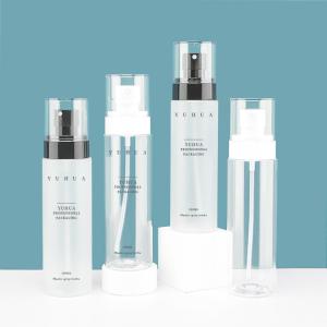 Quality 150ml Cylinder Plastic Spray Bottle For Cosmetic Packaging wholesale