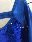 Blue Adult Dance Tights Women'S Tight Tutu Suit Fashion Costume Size