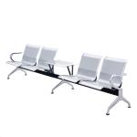 Hospital Furniture PU Hospital Waiting Chairs from Stainless Steel Public Row