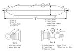 2.2m*15m Shipyards Ship Launching Airbags Natural Rubber High Tensile Strength