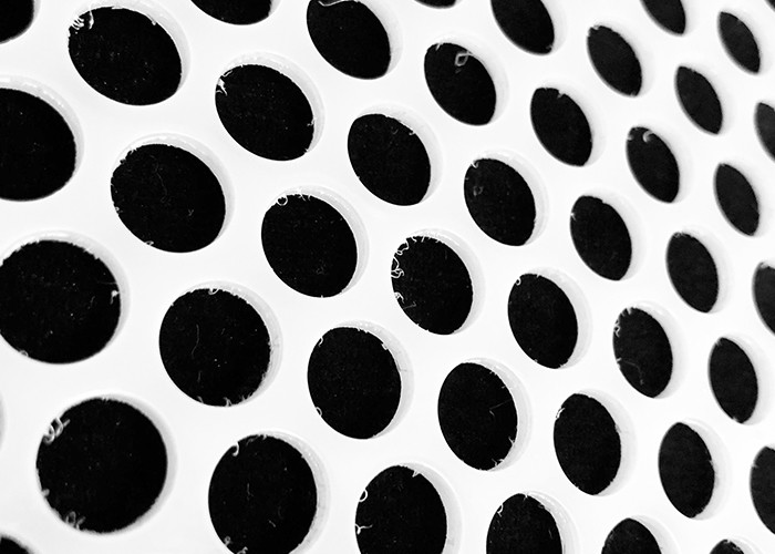 1000*2000mm Perforated Pvc Sheet With Diamond Rectangle Hole