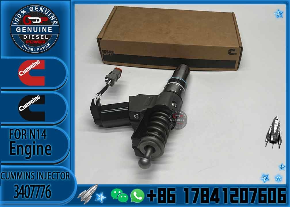 Auto Parts Common Rail Diesel Fuel Injector 3407776 3411385 3087558F For Cummins QSN14 N14
