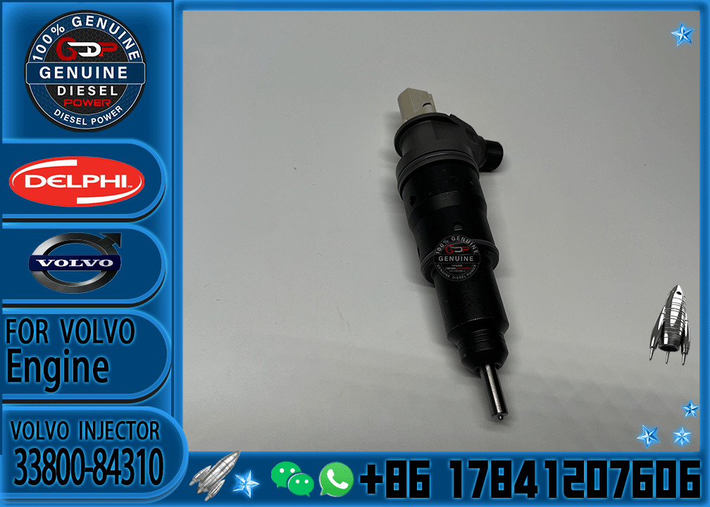 High Quality 33800-82610 33800-84310 Common Rail Diesel Fuel Injector for Hyundai engine