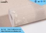 0.53*10m Durable Pink PVC European Style Wallpaper For BedRoom / living room