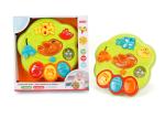 Frog Music Drum Piano Newborn Baby Toys W / Lights Educational Instrument