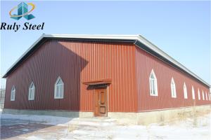 Quality Warehouse Prefabricated Steel Structure Frame With Sandwich Panels wholesale