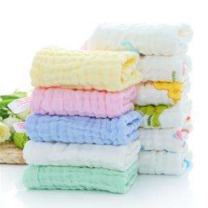 Quality 100 Percent Organic Fine Muslin Cloth Cartoon Printed Design Extra Absorbent wholesale