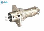 3A 200V GX12 M12 Aviation Connector Plug With Rhombus Flange Male And Female