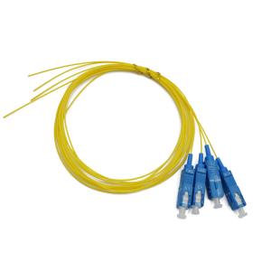 Quality 1m 0.9mm Pvc G652d Duplex Fiber Optic Patch Cord Sc Upc Pigtail Cable wholesale