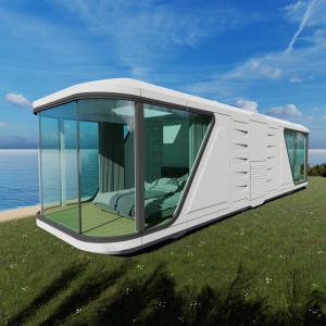 Quality Modern Stylish Capsule House Hotel With Balcony Expandable Portable Luxury Mobile House wholesale