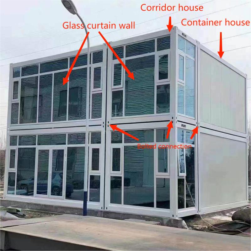 Galvanized Light Steel Frames Steel Structure Prefabricated Insulated Container House