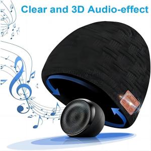 Quality Skiing Wireless Music Beanie Hat With Bluetooth HiFi Dual Speakers wholesale