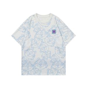 Quality Summer Short Sleeve T Shirt Cartoon Printed Half Sleeve Boys Casual Loose Shirt wholesale