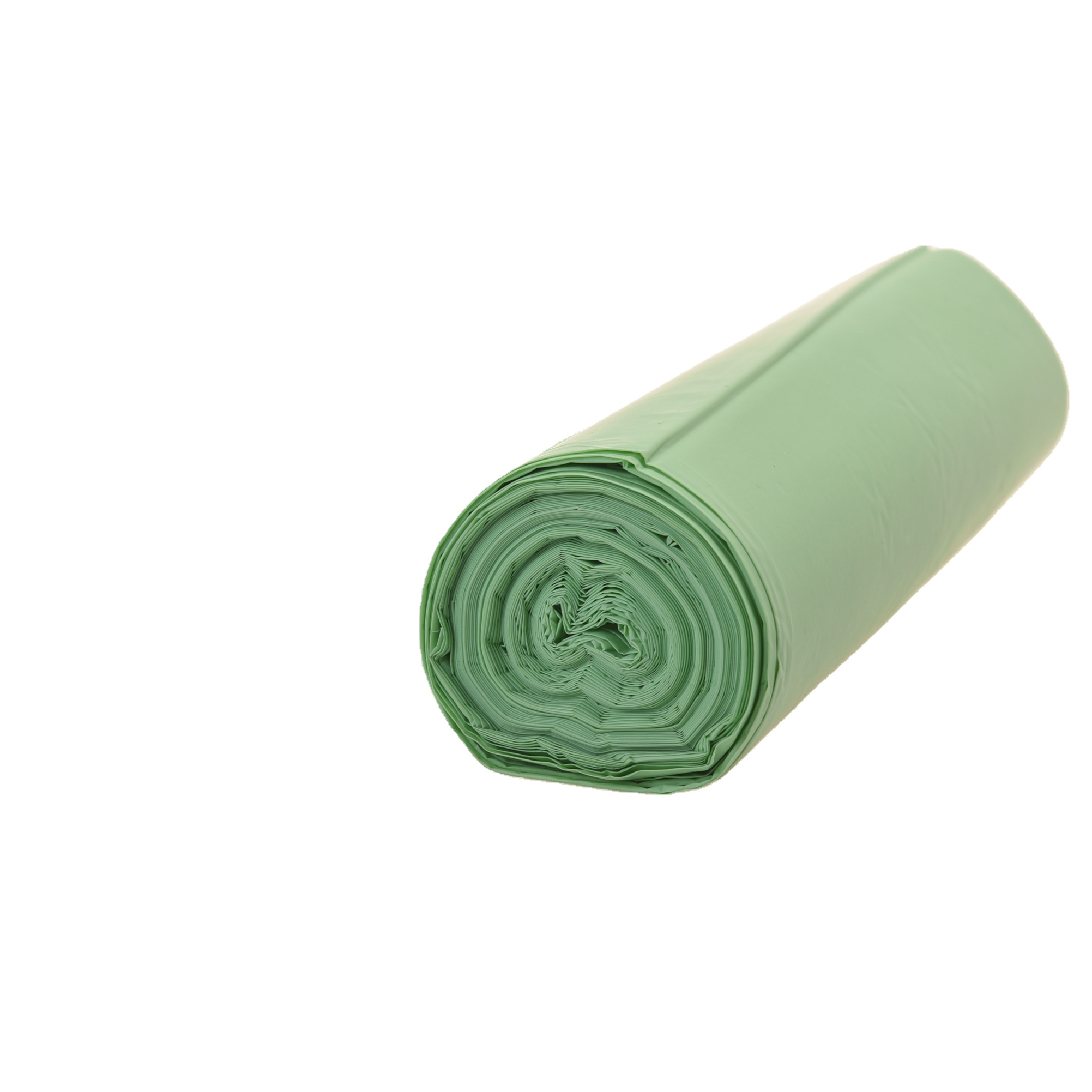 PBAT/PLA/Starch Plastic Biodegradable Bag With Green Color And Customizable Size