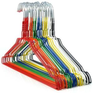 Quality 18 Inch Notched Thin Q235 1.9mm Clothes Wire Hanger wholesale