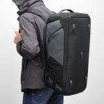 Separate Shoe Compartment Foldable Duffle Bag Dirt Resistant