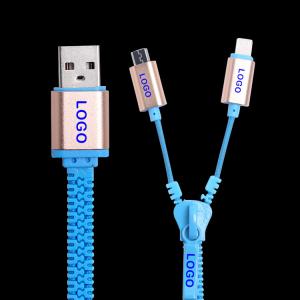 Quality Samsung Iphone Zipper USB Data Cable High Speed USB 2.0 Data Transfer Rates wholesale
