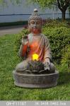 Living Room Sitting Buddha Water Fountain