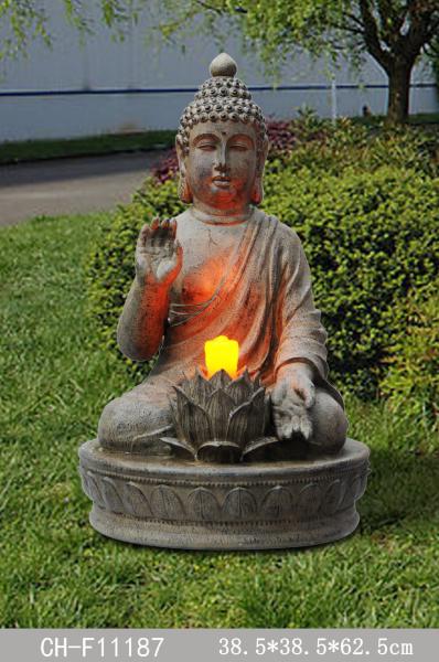 Living Room Sitting Buddha Water Fountain