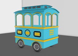 Quality 25 Seats Kids Trackless Train Amusement Ride For Theme And Amusement Parks wholesale