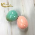 Egg Shape Custom Bath Bombs / 70g Private Logo Label Bubble Bath Ball